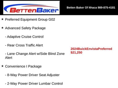 Used 2024 Buick Envista Preferred w/ Convenience I Package