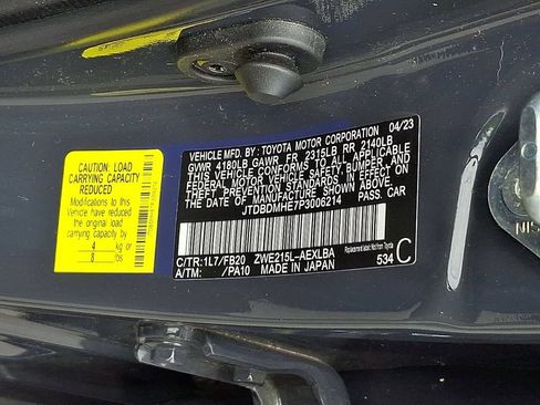 Used 2023 Toyota Corolla LE w/ Carpet Mat Package (TMS) AWD/4WD image 27