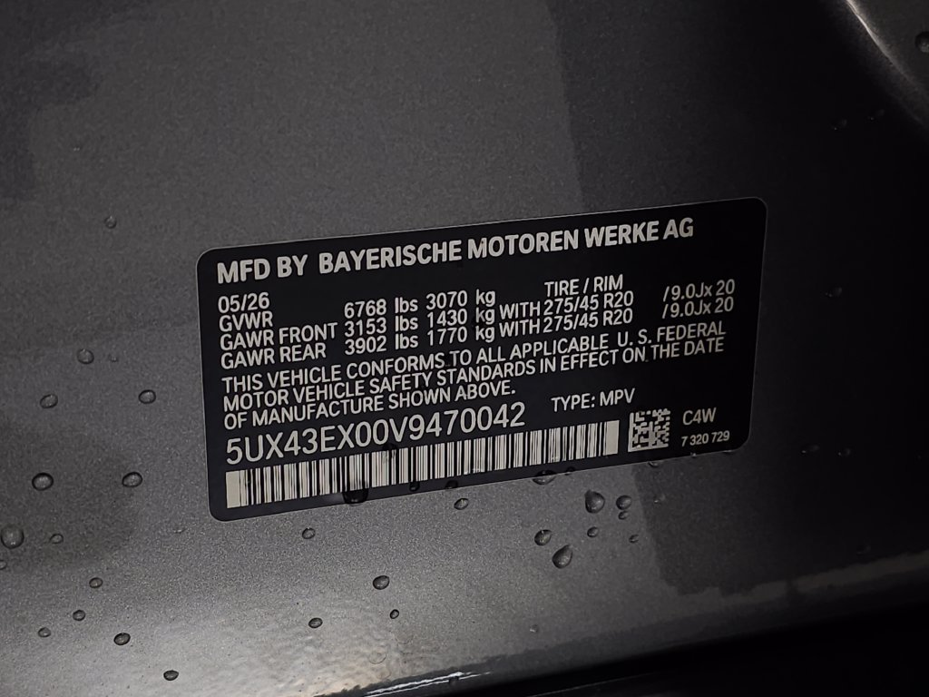 Used 2027 BMW X6 M60i w/ Executive Package AWD/4WD image 34