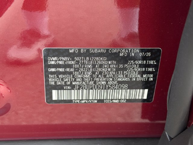 New 2026 Subaru Outback Limited AWD/4WD image 26