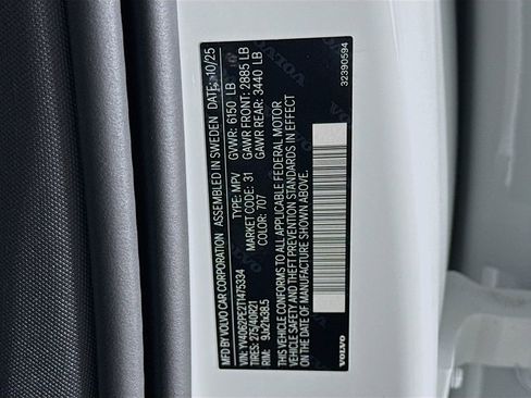 New 2026 Volvo XC90 B6 Plus w/ Protection Package Premier image 34