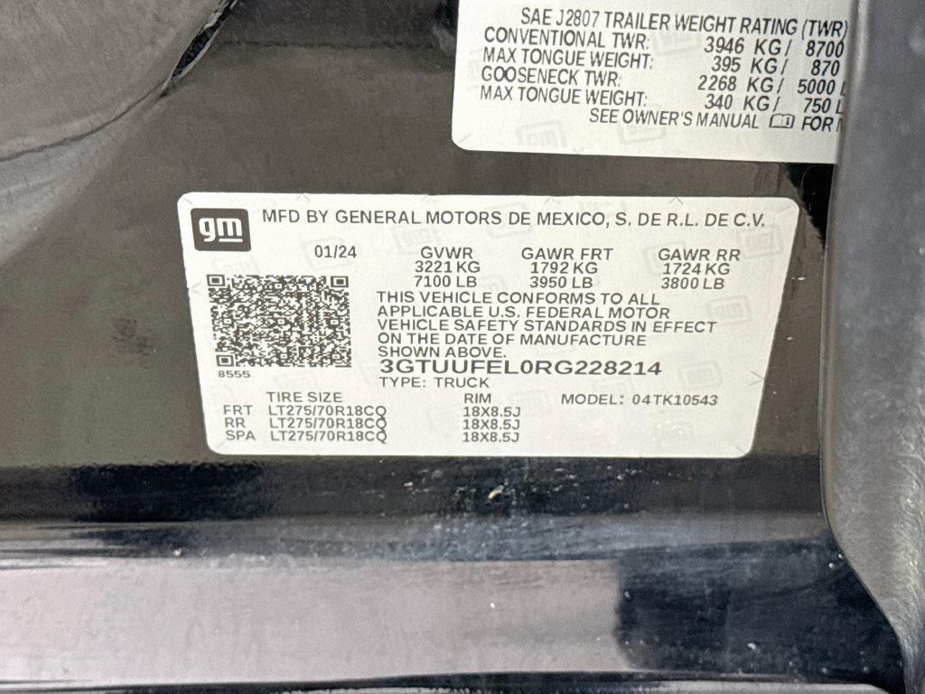 Used 2024 GMC Sierra 1500 AT4X AWD/4WD image 34