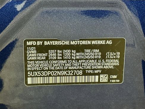 Used 2022 BMW X3 xDrive30i w/ Premium Package 2 image 33