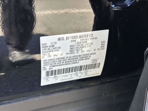 Certified 2022 Ford Explorer XLT w/ Equipment Group 202A AWD/4WD image 15