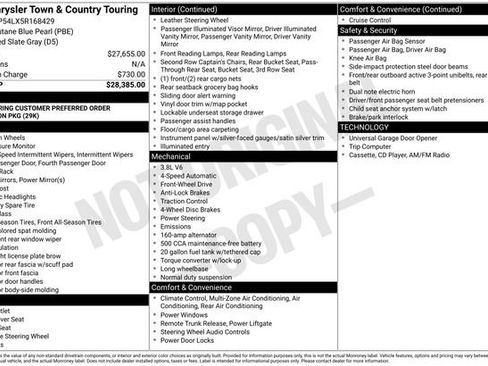 Used 2005 Chrysler Town & Country Touring FWD image 8