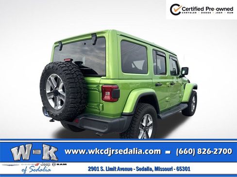 Used 2019 Jeep Wrangler Unlimited Sahara AWD/4WD image 8