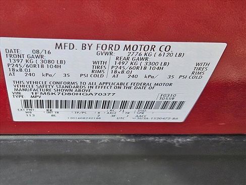 Used 2017 Ford Explorer XLT image 24