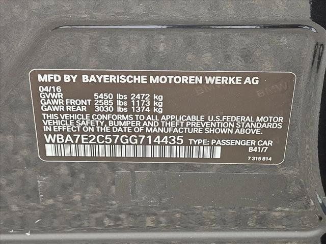 Used 2016 BMW 740i RWD image 25
