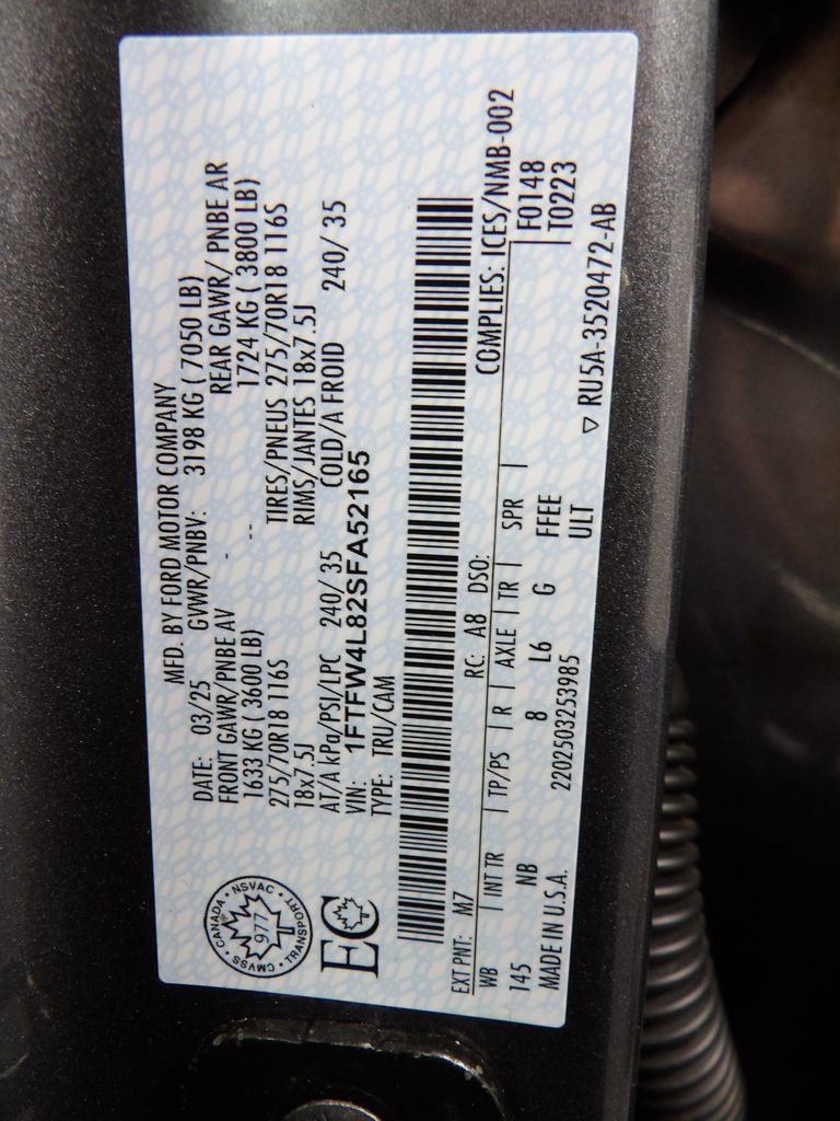 Used 2025 Ford F150 Tremor w/ Equipment Group 402A High AWD/4WD image 62