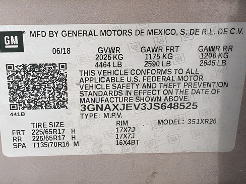Used 2018 Chevrolet Equinox LT w/ Sun & Infotainment Package FWD image 39