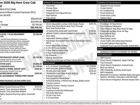 New 2026 RAM 3500 Big Horn AWD/4WD image 37