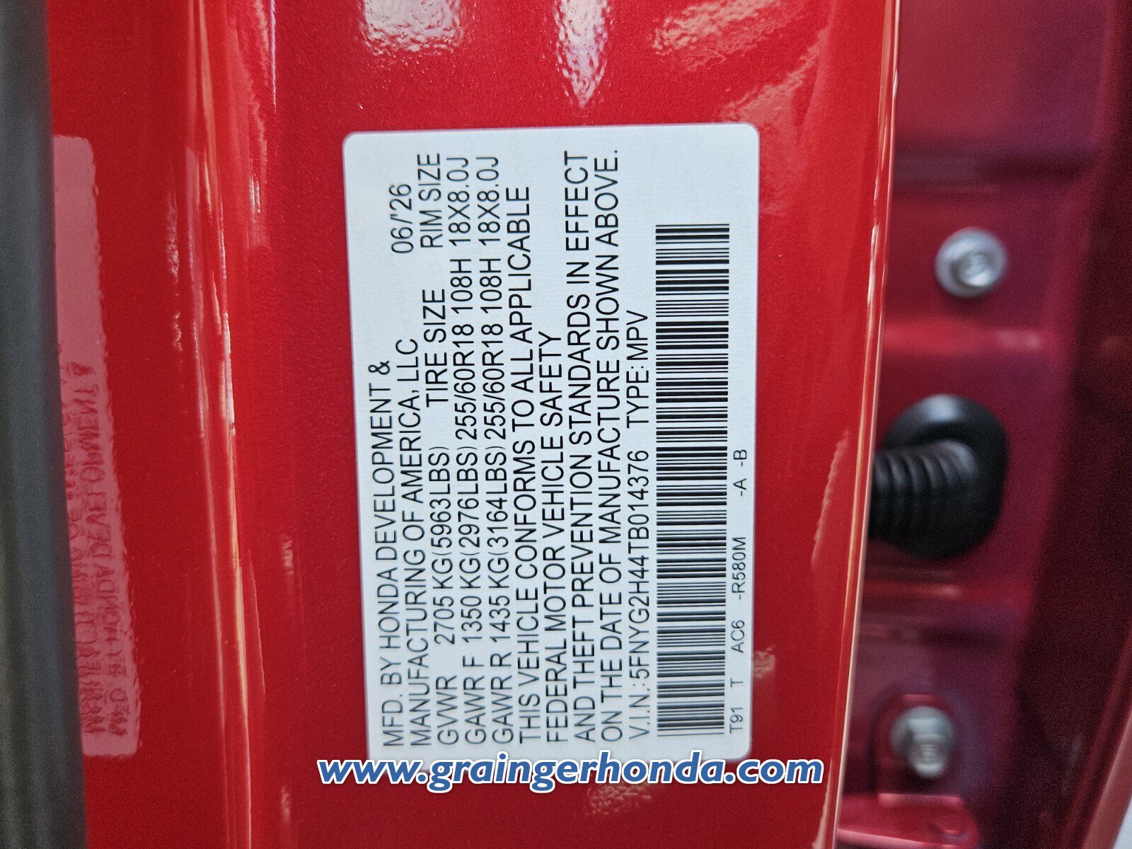 New 2026 Honda Pilot EX-L image 13