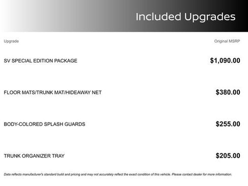 New 2025 Nissan Altima 2.5 SV w/ SV Special Edition Package image 1