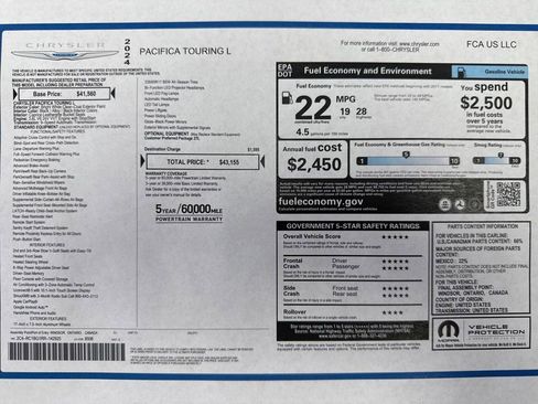 Used 2024 Chrysler Pacifica Touring-L FWD image 27