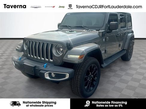 Used 2023 Jeep Wrangler Unlimited Sahara w/ Cold Weather Group AWD/4WD image 1