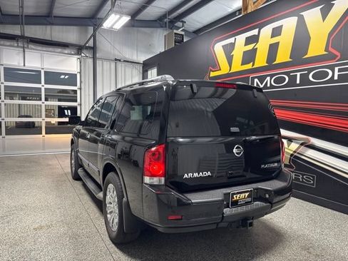 Used 2015 Nissan Armada Platinum w/ 2nd Row Captain Seat Package AWD/4WD image 15