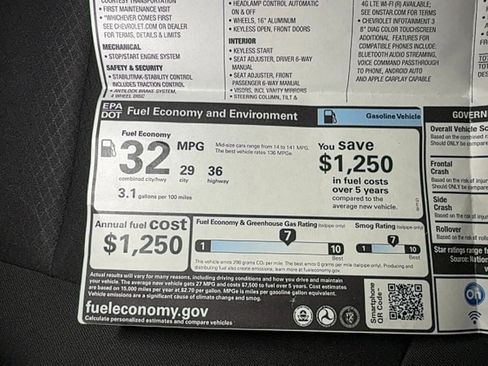 Used 2020 Chevrolet Malibu LS w/ LPO, Convenience Package 2 image 79