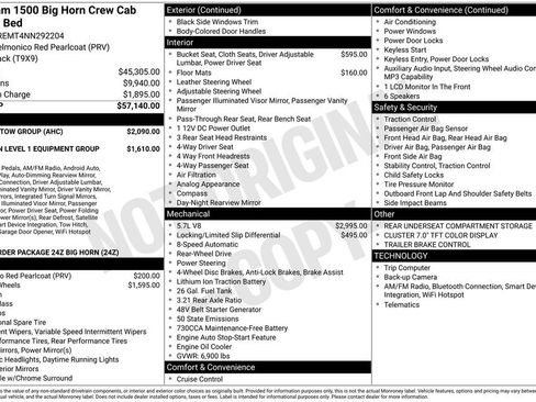Used 2022 RAM 1500 Big Horn w/ Trailer Tow Group RWD image 5