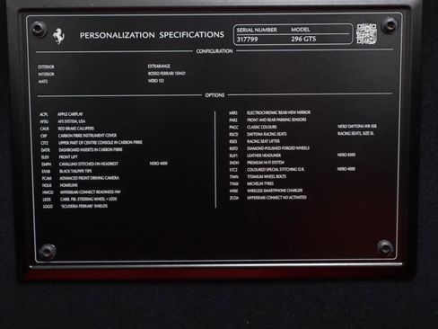 Used 2025 Ferrari 296 GTS RWD image 23