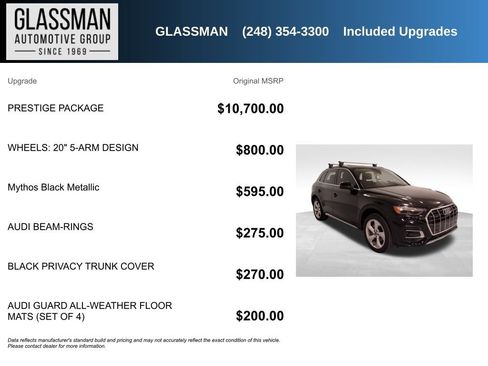 Used 2021 Audi Q5 Prestige w/ Prestige Package image 5