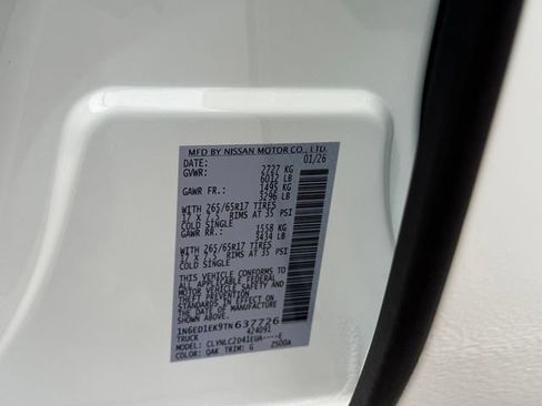 New 2026 Nissan Frontier SV w/ SV Convenience Package AWD/4WD image 28