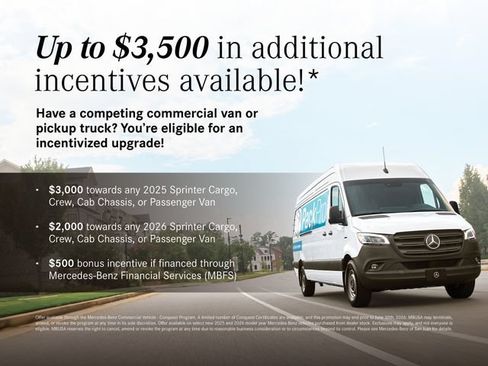 New 2025 Mercedes-Benz Sprinter 2500 image 2