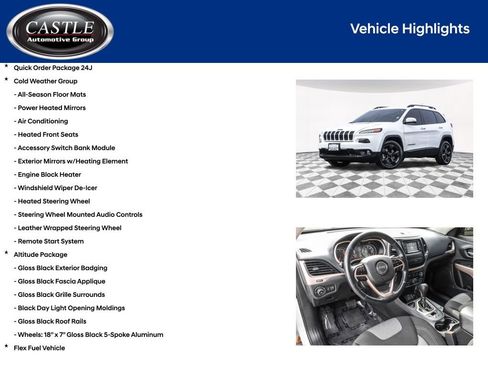 Used 2018 Jeep Cherokee Latitude w/ Altitude Package FWD image 4