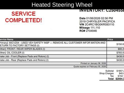 Used 2019 Chrysler Pacifica Touring-L image 13