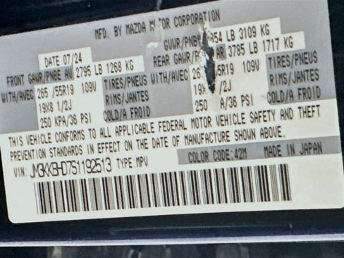 Used 2025 MAZDA CX-90 3.3 Turbo w/ Preferred Package image 12