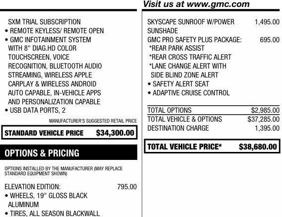 Certified 2024 GMC Terrain SLT w/ Elevation Edition AWD/4WD image 2