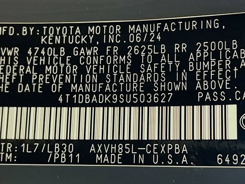 Certified 2025 Toyota Camry XSE AWD/4WD image 33