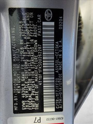 Used 2013 Toyota Camry SE FWD image 20