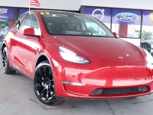 Used 2023 Tesla Model Y Long Range AWD/4WD image 2