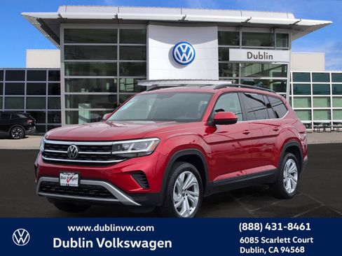 Certified 2021 Volkswagen Atlas SE w/ Panoramic Sunroof Package image 8