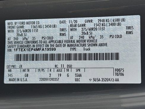 Used 2021 Ford F150 XL w/ Equipment Group 101A High image 16