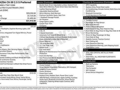 New 2026 MAZDA CX-30 AWD 2.5 S image 22