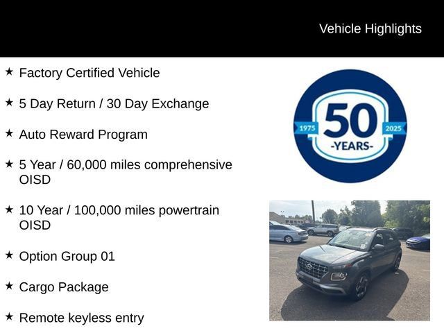 Used 2023 Hyundai Venue SEL w/ Cargo Package FWD image 5