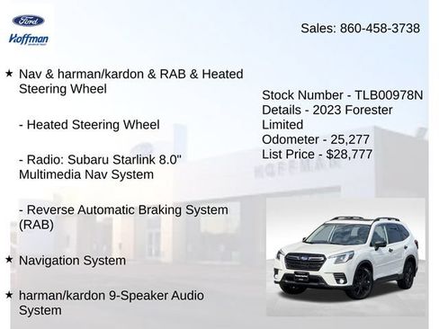 Used 2023 Subaru Forester Limited AWD/4WD image 5
