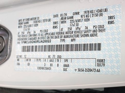 Used 2024 Ford Escape Active w/ Cold Weather Package image 33