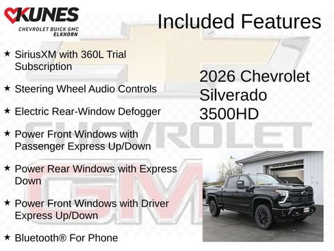 New 2026 Chevrolet Silverado 3500 High Country w/ High Country Premium Package AWD/4WD image 3