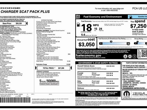 Certified 2023 Dodge Charger Scat Pack w/ Plus Group image 3
