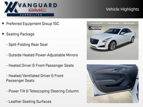 Used 2016 Cadillac CTS Sedan w/ Seating Package image 5