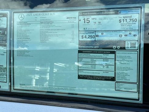 New 2025 Mercedes-Benz GLS 63 AMG 4MATIC image 26