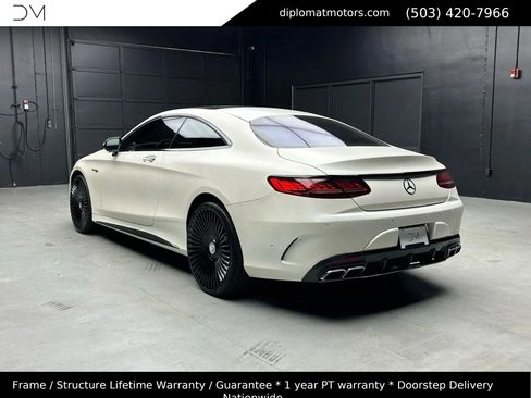 Used 2019 Mercedes-Benz S 63 AMG 4MATIC Coupe w/ Carbon Fiber Exterior Package image 5