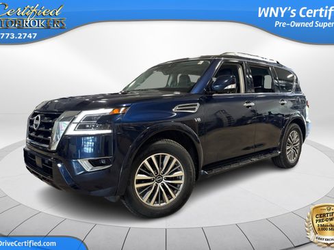 Used 2022 Nissan Armada SL w/ Captain's Chairs Package AWD/4WD image 1