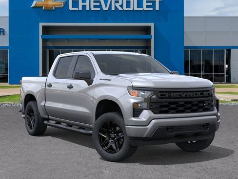New 2026 Chevrolet Silverado 1500 Custom w/ Turbomax Blackout Package RWD image 7