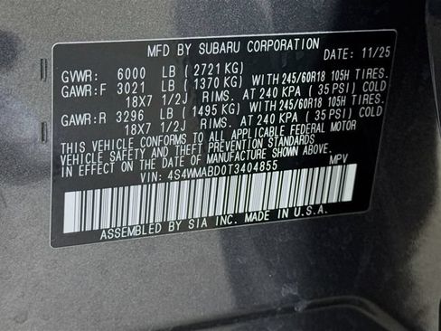 Used 2026 Subaru Ascent Premium AWD/4WD image 32