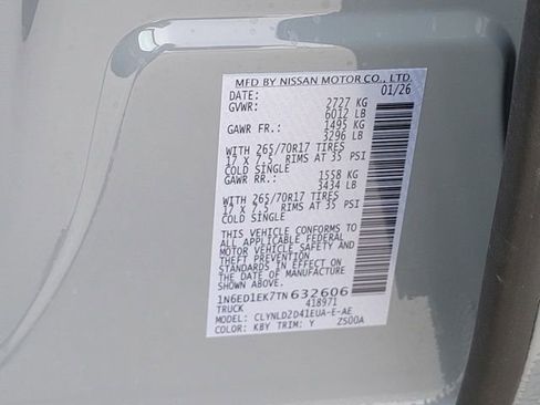 New 2026 Nissan Frontier PRO-4X w/ Pro Premium Package image 14