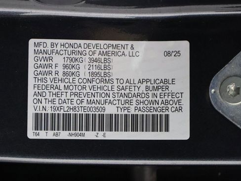 Certified 2026 Honda Civic Sport image 48