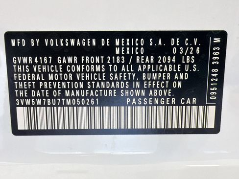 New 2026 Volkswagen Jetta S FWD image 19